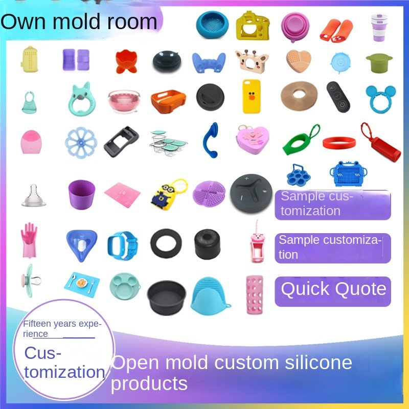 Factory Custom Molded Silicone Rubber Products Customize Various Silicone Products