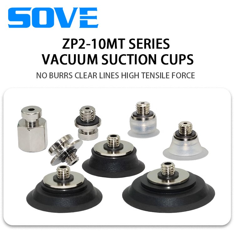 Custom Clear Plastic Vacuum Glass Smc Thin Suction Cups Zp2-B10mt/Zp2-B15mt/Zp2-B20mt/Zp2-B25mt/Zp2-B30mt