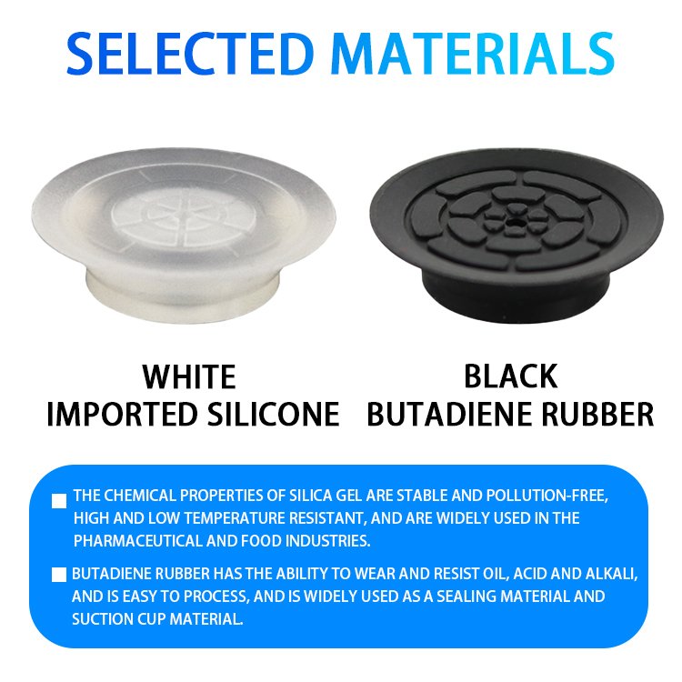 Custom Clear Plastic Vacuum Glass Smc Thin Suction Cups Zp2-B10mt/Zp2-B15mt/Zp2-B20mt/Zp2-B25mt/Zp2-B30mt