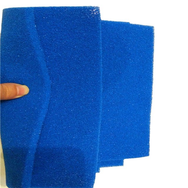 High quality 6MM heat resist air permeable blue silicone foam sponge rubber sheet