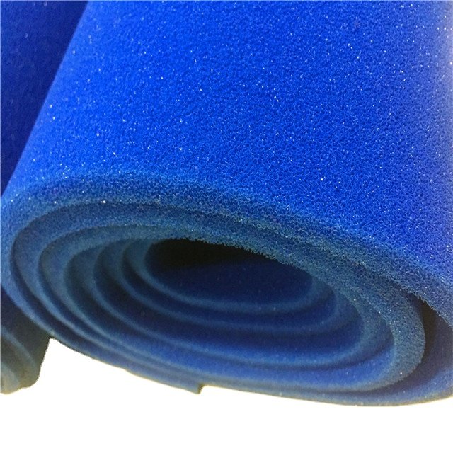 High quality 6MM heat resist air permeable blue silicone foam sponge rubber sheet