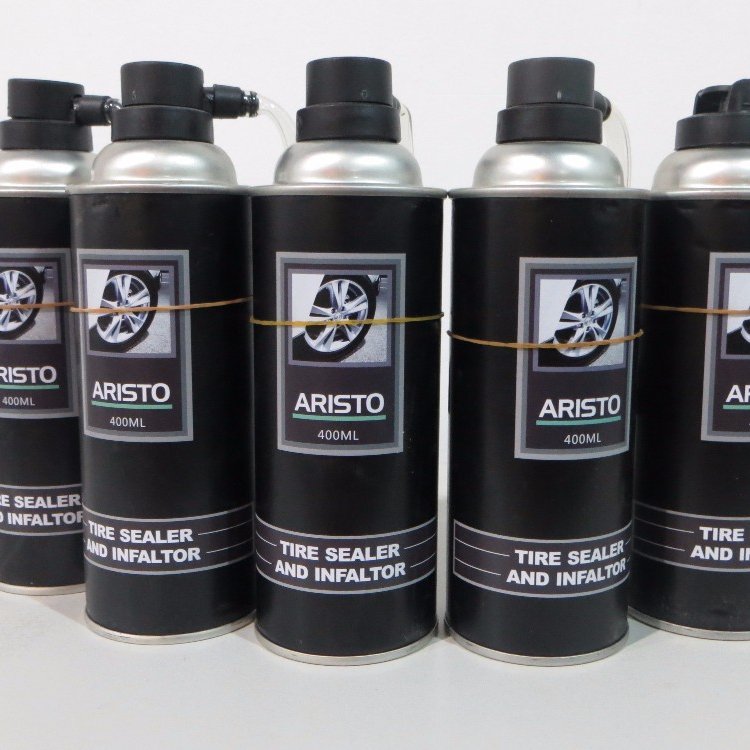 Tyre sealer and inflator spray, Auto Care Products Portable Repair Quick tire fix spray