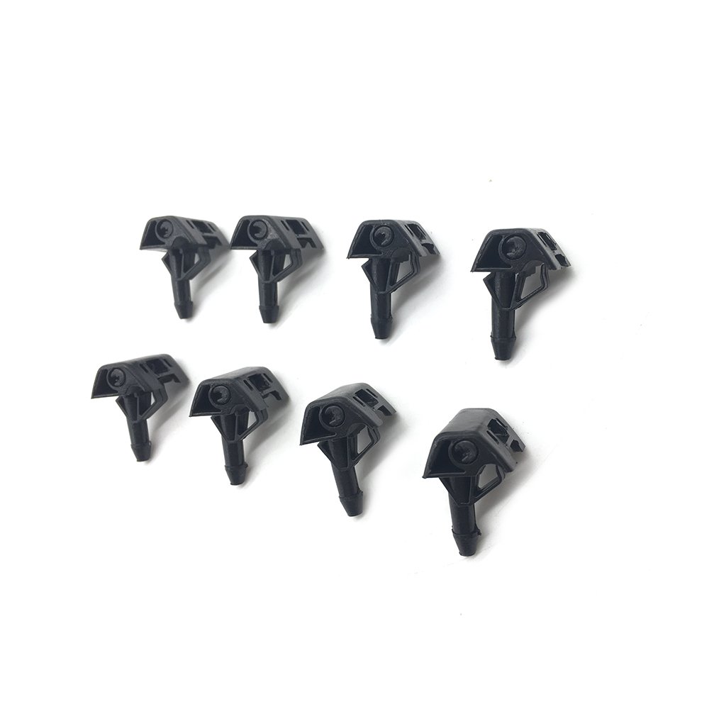 Front Windshield Wiper Car Cleaning Sprinkler Head for Nissan Black PE Bag Standard Universal Products Universal Parts Rubber