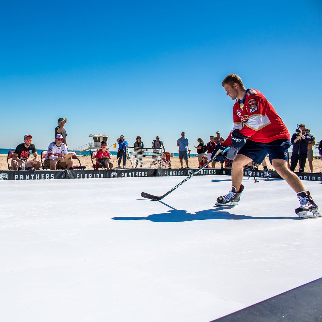 Synthetic Ice flooring panel portable ice skating rink sheets for sale