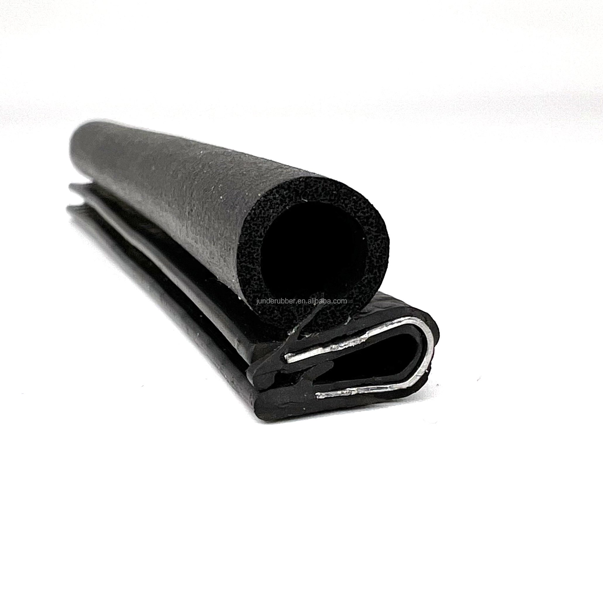 Automobile Edge Trim Seal Car Epdm Rubber Parts Extruded Rubber Sponge Steel Core Composite Profile Seal Strip For Car Roof