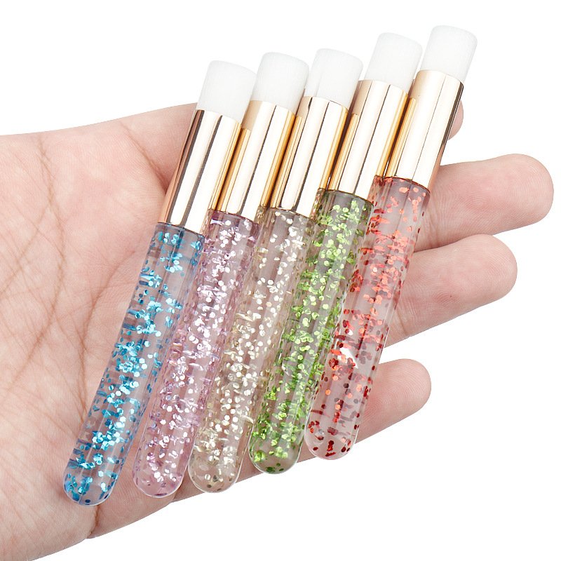 Crystal Rod False Lash Cleaning Brush Eyelash Extension Washing Makeup Brushes Blackhead Remover Nose Face Skin Care Tools