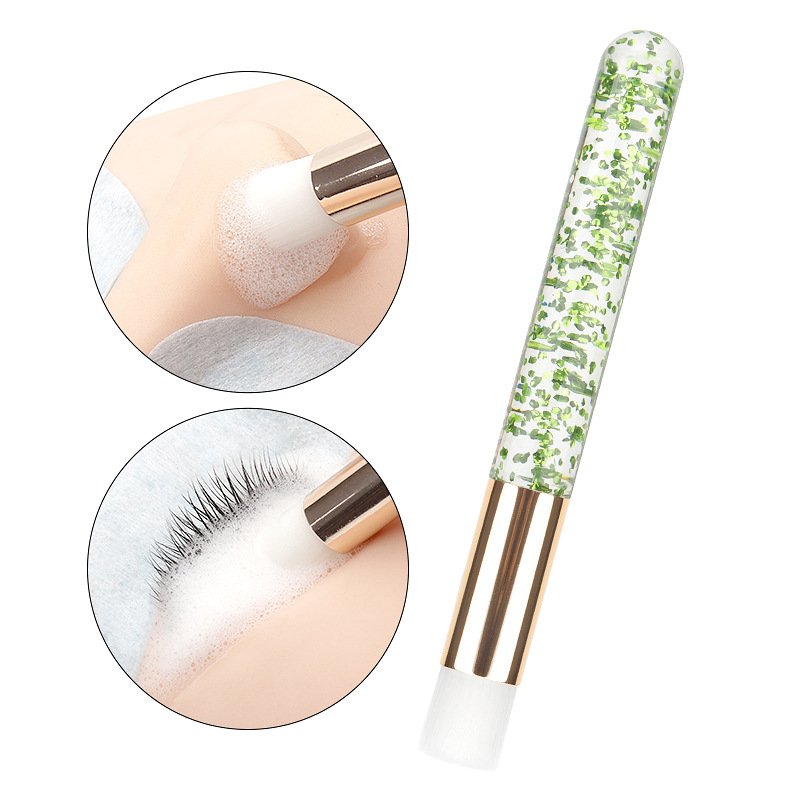 Crystal Rod False Lash Cleaning Brush Eyelash Extension Washing Makeup Brushes Blackhead Remover Nose Face Skin Care Tools