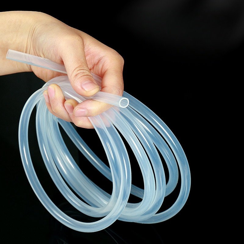 Platinum Tubing Peroxide Masterflex Hose Vacuum 32 Fda 14 90 Ribbed By To Lined Flat Transparent Cured Silicone