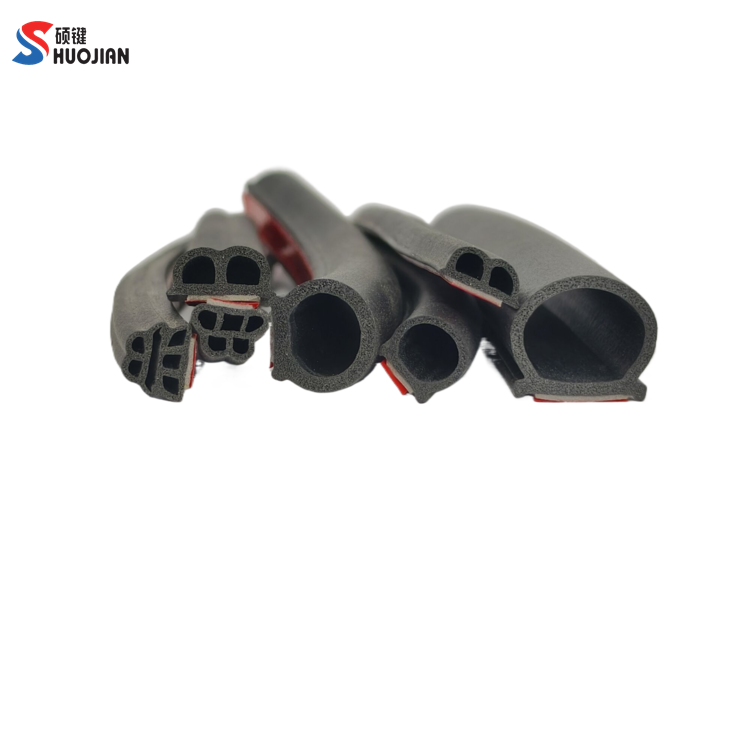 Car Door Seal Strips Noise Insulation Weatherstrip D B P Z Type adhesive Rubber seal strips