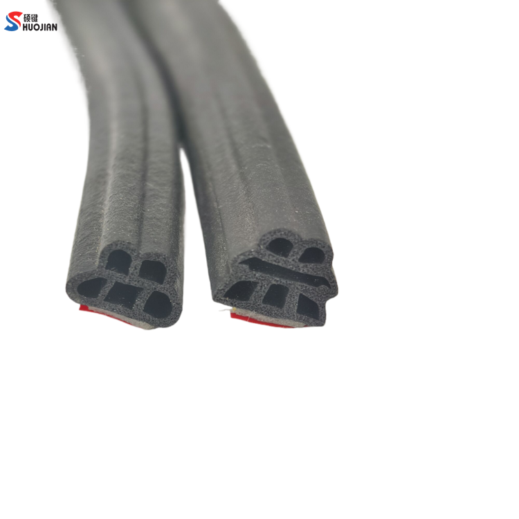 Car Door Seal Strips Noise Insulation Weatherstrip D B P Z Type adhesive Rubber seal strips