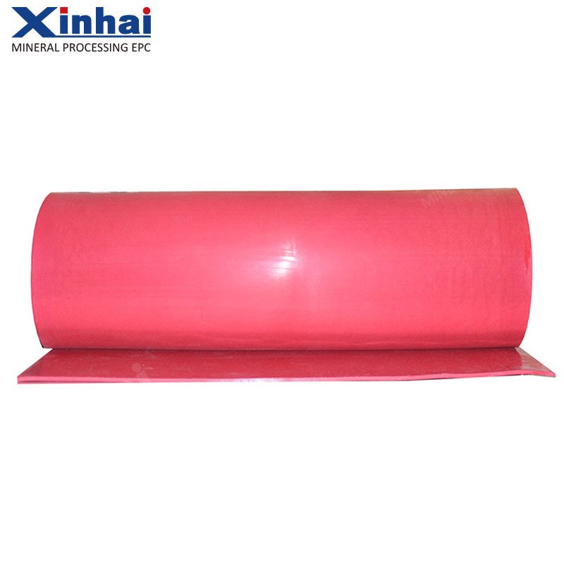 Wear-Resistant Rubber Sheets , Red Natural Rubber Sheet For Mining Machine
