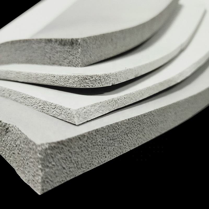 Gray inflaming retarding liquid silicone foam pad rubber seal silicone foam sheet for battery