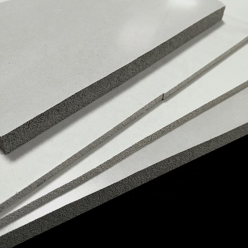 Gray inflaming retarding liquid silicone foam pad rubber seal silicone foam sheet for battery