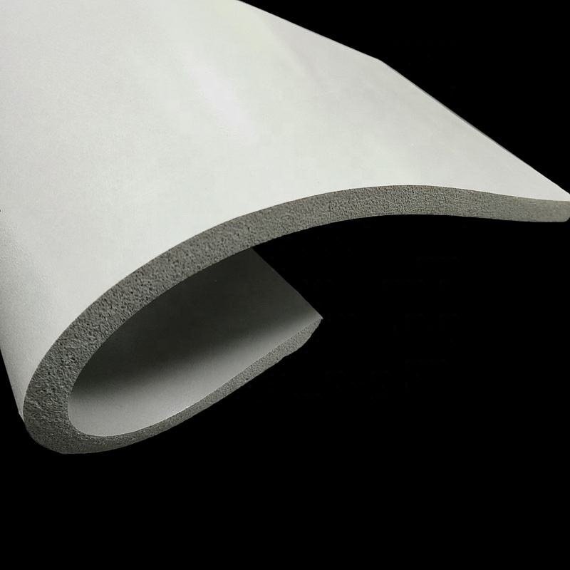 Gray inflaming retarding liquid silicone foam pad rubber seal silicone foam sheet for battery