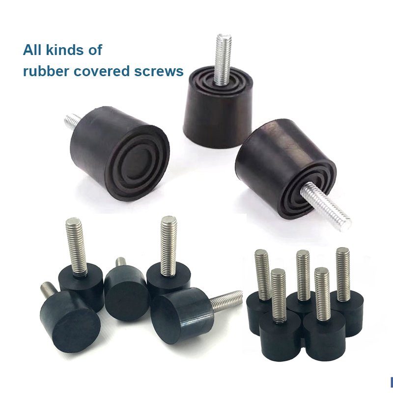 Custom silicone rubber protective sleeve bellows gasket screw wrap rubber stopper out coil foot sleeve Other rubber products