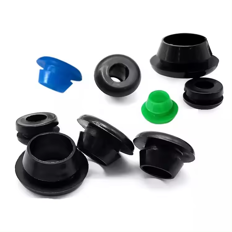 factory custom pipe water hole end seal silicone rubber products bung dust cover plugs silicone rubber plug stopper