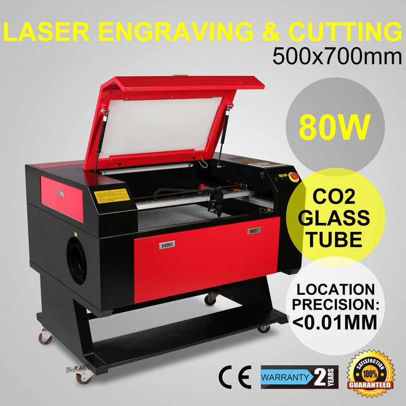 Vevor CO2 Laser Sihao 60w 80W 100w Engraver Engraving Cutting Machine 700*500mm with Rotary Axis laser engraving machine