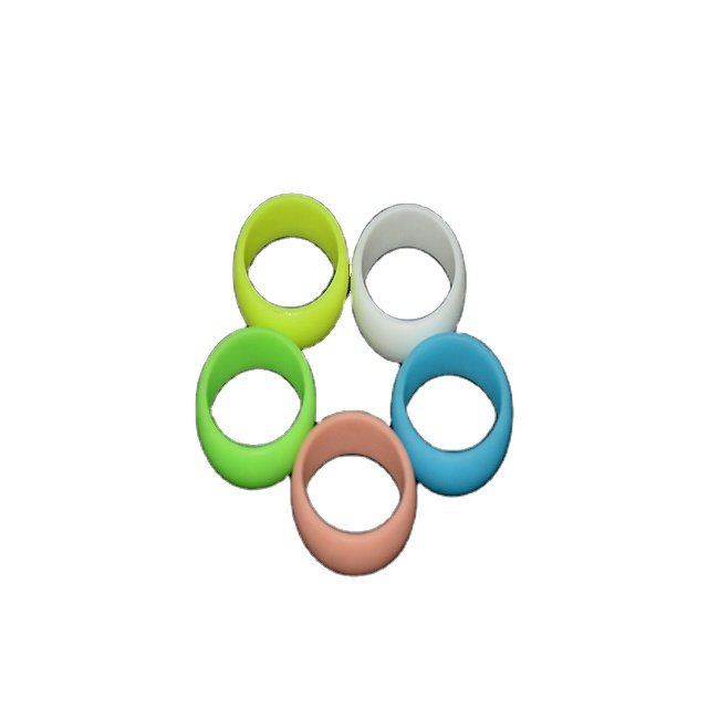 factory hot sale Silicone Luminous Wedding Ring for Women Silicone fluorescent ring for outdoor activity glowing Ring at night