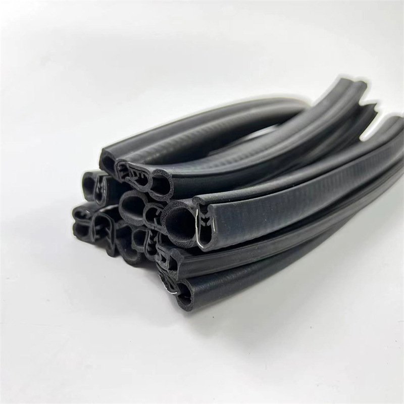 Automotive Universal D Shape Adhesive New Weather Stripping Epdm Soundproof Noise Rubber Seal Strip For Car Truck Door Window