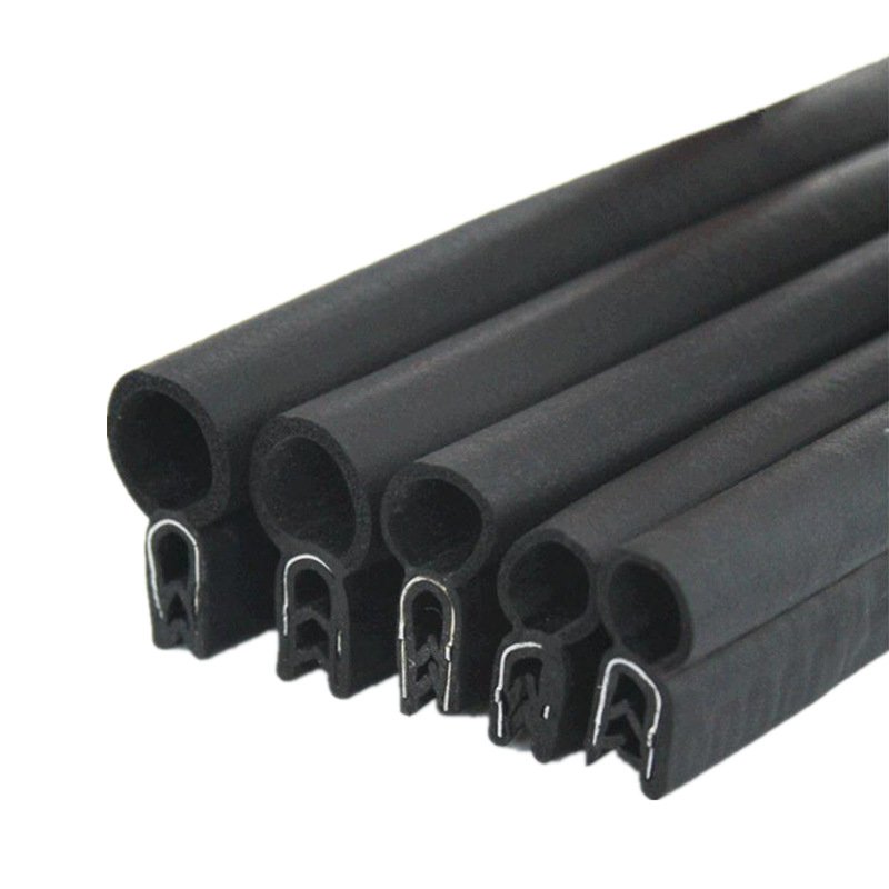 Automotive Universal D Shape Adhesive New Weather Stripping Epdm Soundproof Noise Rubber Seal Strip For Car Truck Door Window