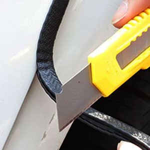 Custom U-Shape Car Door Edge Anti-Scratch Protector Automotive Rubber Sealing Strip Guard Trim Anti-Collision Decorative Strip