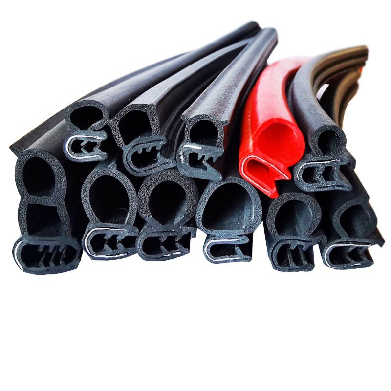 Car Soundproofing Protective Car Door U-shaped Sealing Strips Windscreen Wndshield Gate Door Sunroof Rubber Extrusion Seal Strip