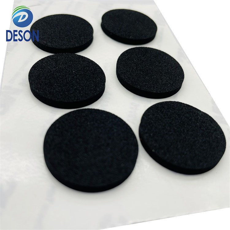 Deson rubber silicone insulation pad silicone gap filled anti slip silicon rubber pad door seal