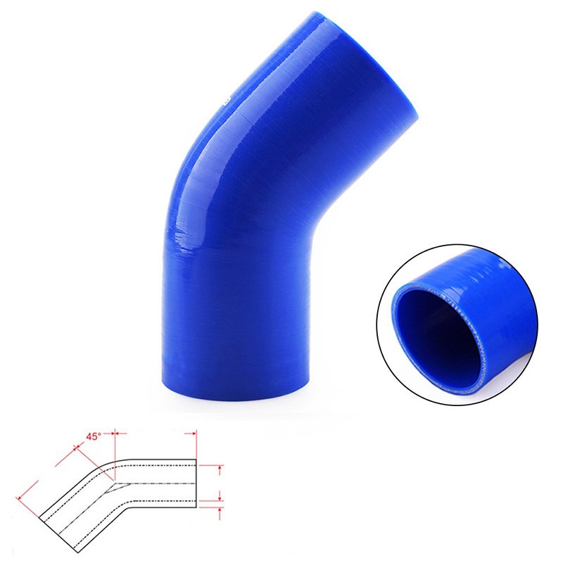 Universal automotive car 90 degree elbow straight reducer silicone radiator intercooler hose