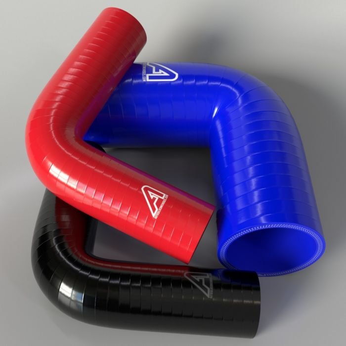 Universal automotive car 90 degree elbow straight reducer silicone radiator intercooler hose