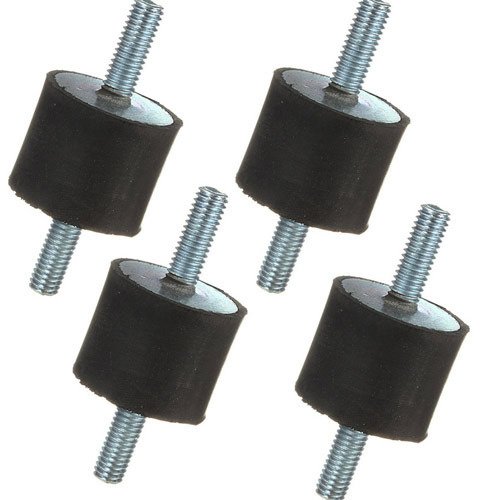 Cylindrical vibration isolators rubber mounts