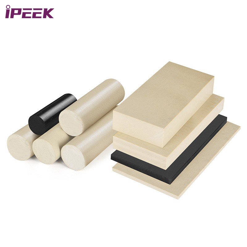 iPEEK Factory Dia 6mm 150mm Natural Plastic Black PPS Rods Bar Sheet Board Price per KG