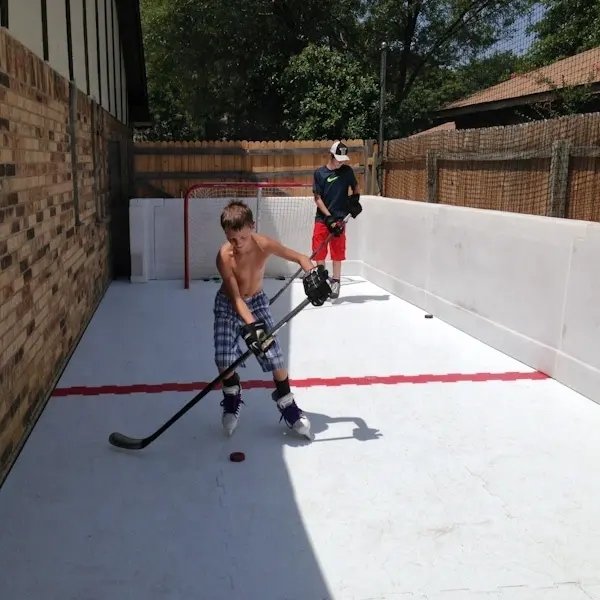 Backyard Synthetic Ice Hockey Rink Dasher Board