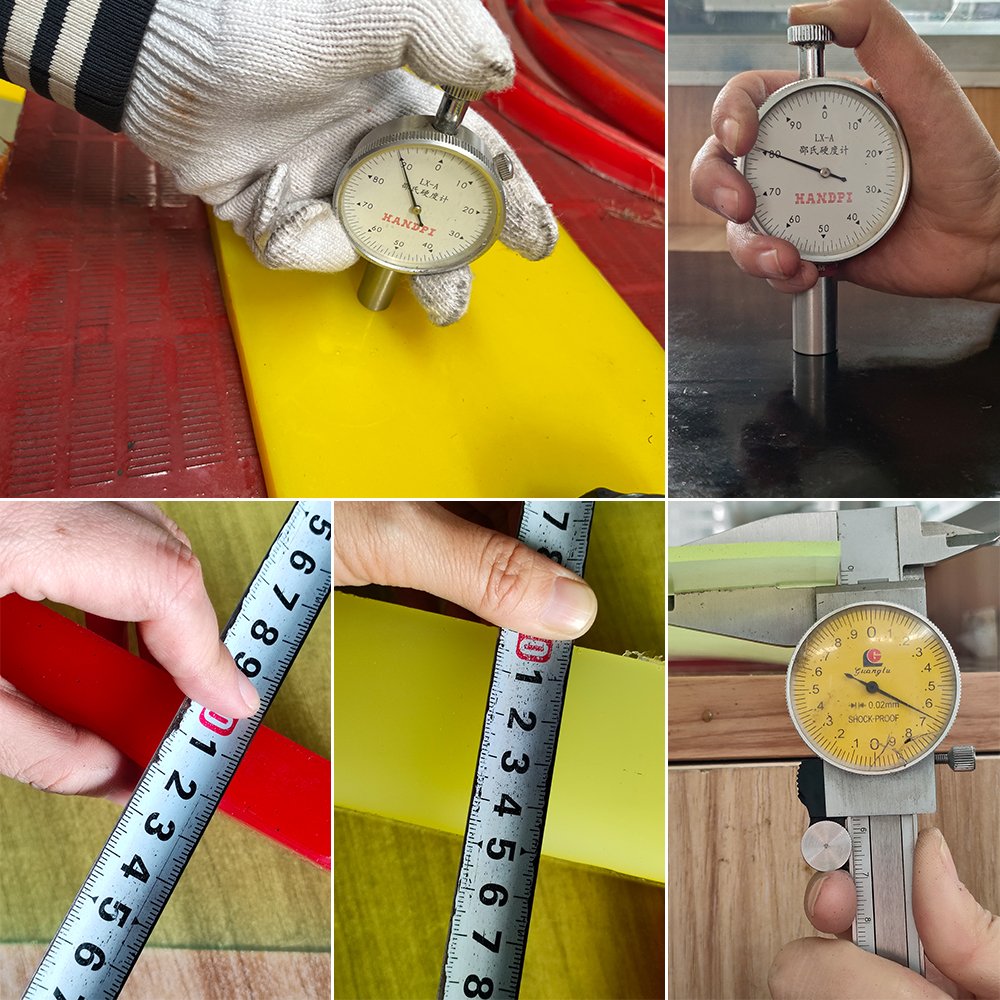 Good processability yellow polyurethane 1mm rubber polyurethane sheet