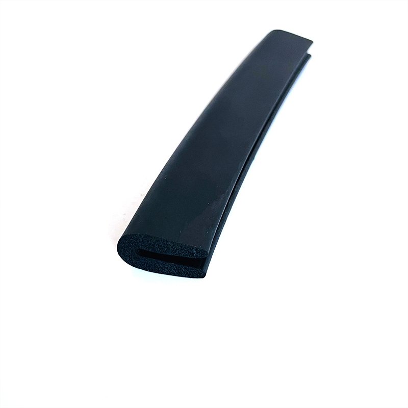 Custom Extruded Profile Window Door Car Weather Glass Bottom Edge Epdm Rubber Seal Strip