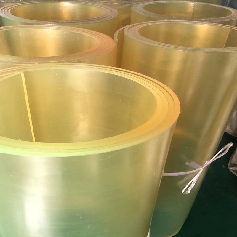 High Strength Polyurethane Sheet 15mm Wear Resistant Rubber Elastic Shock Absorption Impact Resistance Oil Moulding Extruding