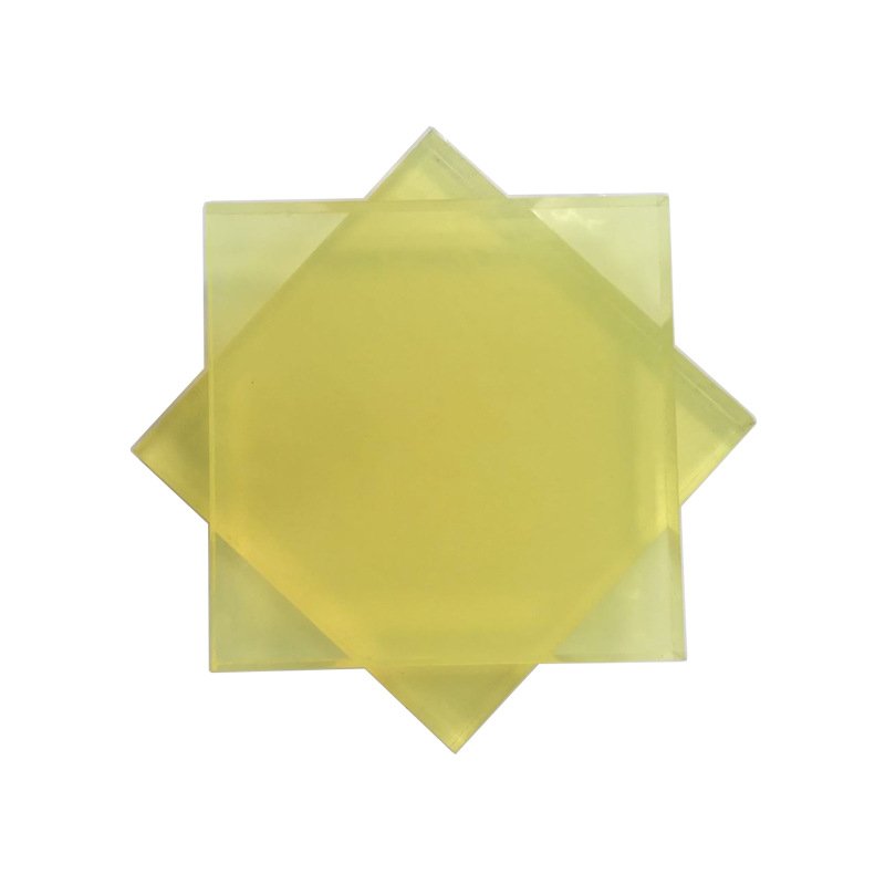 High Strength Polyurethane Sheet 15mm Wear Resistant Rubber Elastic Shock Absorption Impact Resistance Oil Moulding Extruding