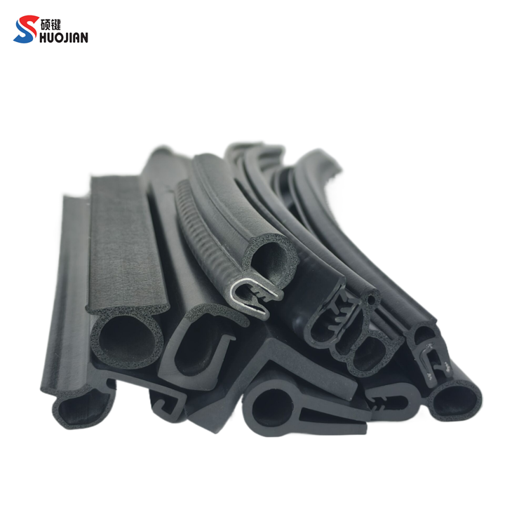 Rubber composite car sunroof edge protection seal strips