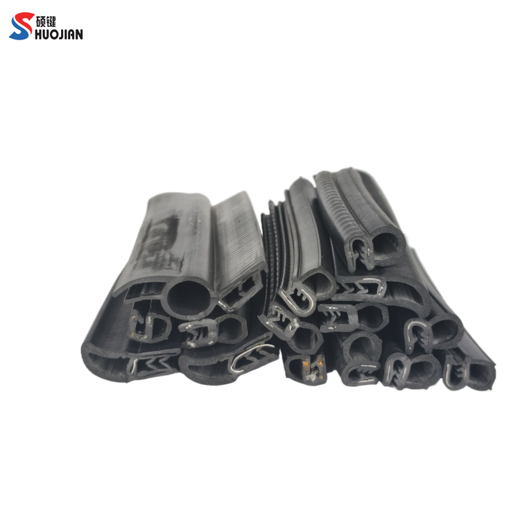 Rubber composite car sunroof edge protection seal strips