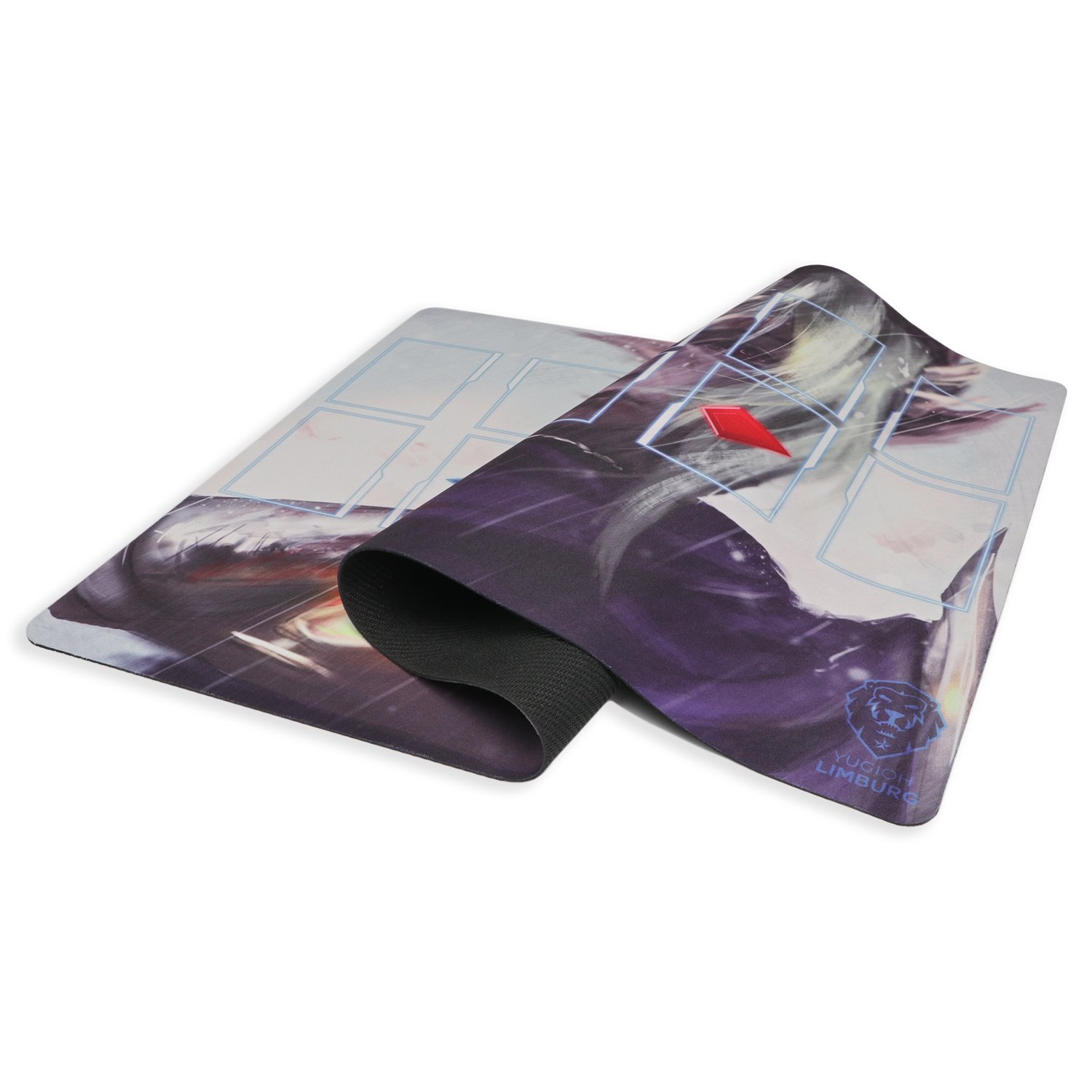 Custom Extended Neoprene Rubber Backing With Fabric Top Mouse Pad 14X24 Inches Yugioh Card Game Playmats
