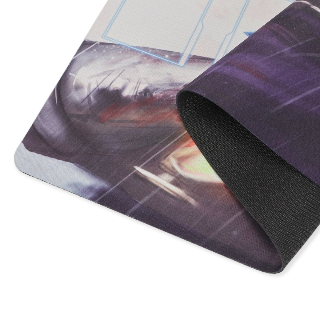 Custom Extended Neoprene Rubber Backing With Fabric Top Mouse Pad 14X24 Inches Yugioh Card Game Playmats
