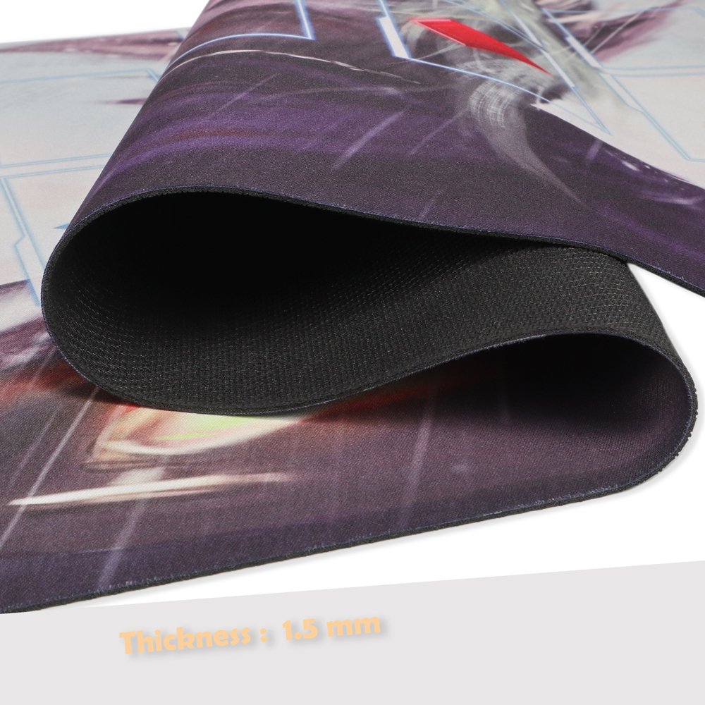 Custom Extended Neoprene Rubber Backing With Fabric Top Mouse Pad 14X24 Inches Yugioh Card Game Playmats