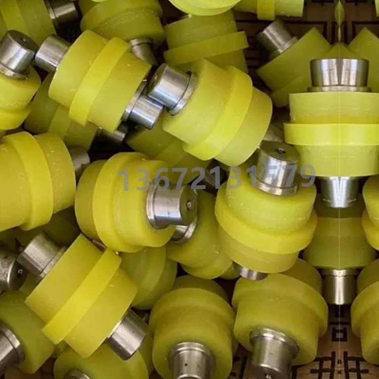 High Quality Non-standard Customized Industrial Round & Rectangular Polyurethane Coated Driven Wheel Rubber roller