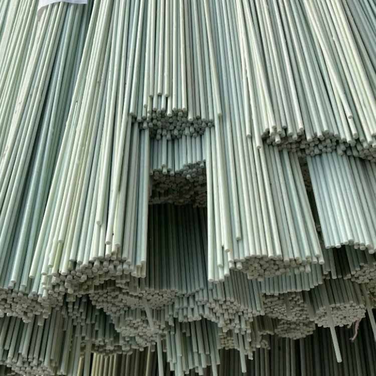 High Strength FRP Rod No Rust Fiberglass Fencing Post round Shape with Smooth Surface Cutting Punching Services for Construction