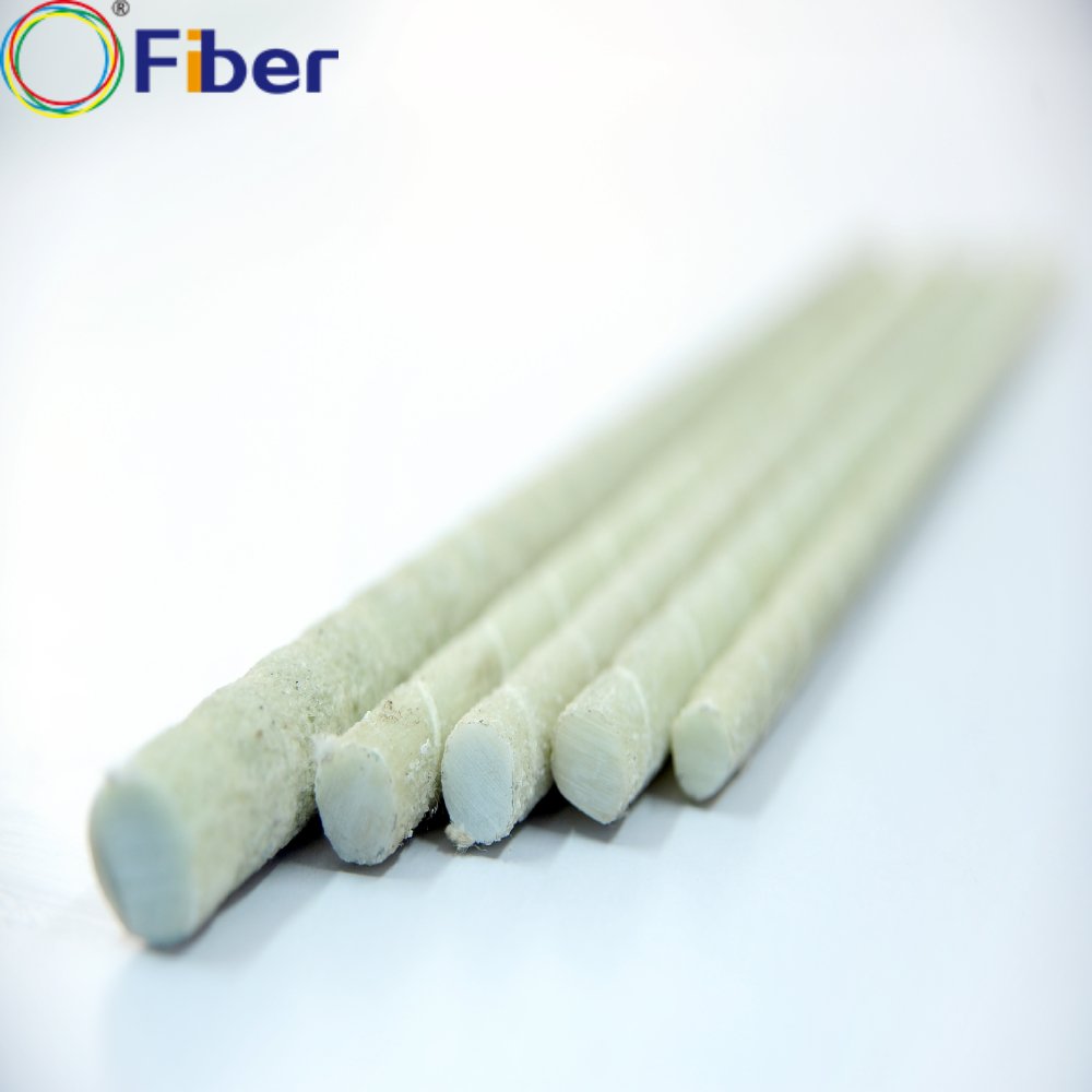 Exceptional Strength Factory Price Fiberglass rod BFRP Rebar Threaded Bar