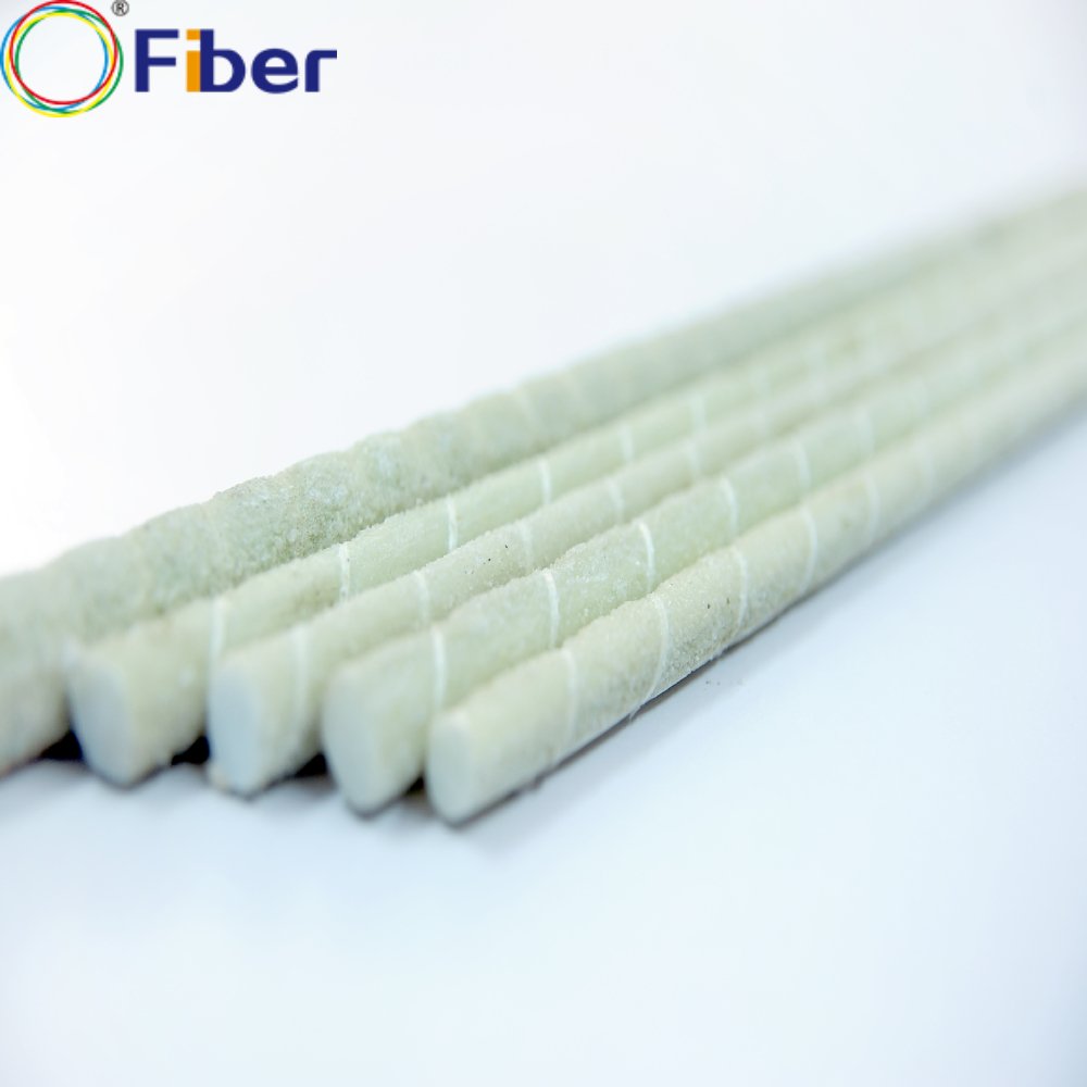 Exceptional Strength Factory Price Fiberglass rod BFRP Rebar Threaded Bar