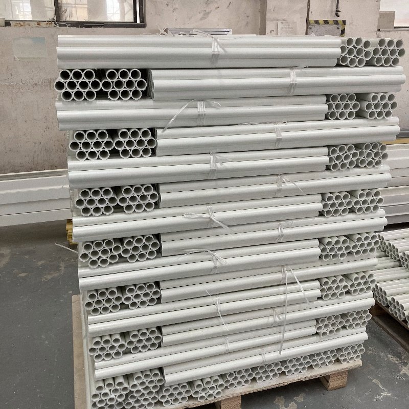 High Quality FRP Round Hollow Pipe, Fiberglass Composite Plastic FRP GRP Round Tube for Support Frame Beam