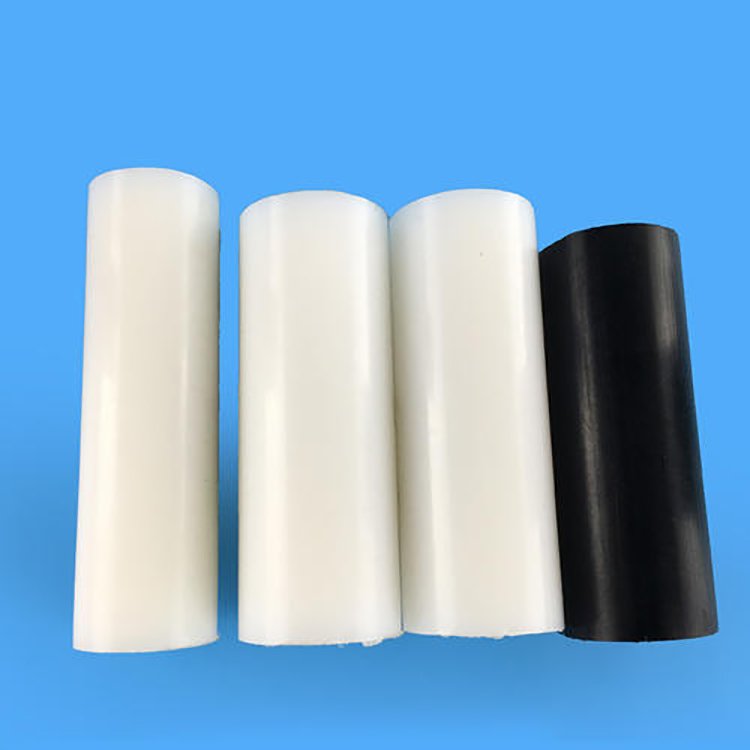 hot sale plastics PA66 MC polyamide pp pe pom tube engineering plastic bar extruded rods casting nylon bars nylon round bar
