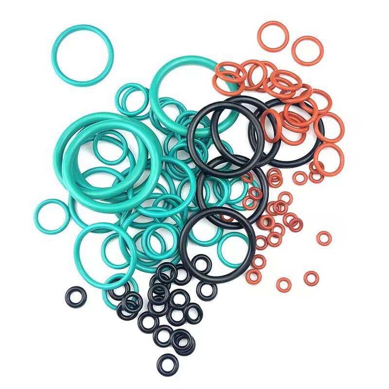 Custom hardness 30-90 shore A various materials colors nbr silicone epdm fkm o ring seals