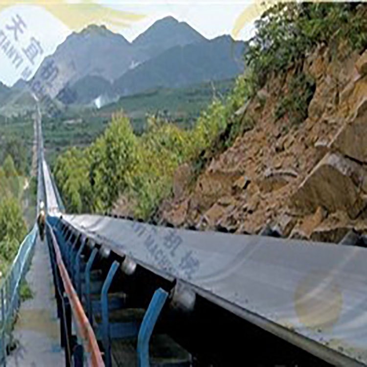 Roller Belt Conveyor Structure Compact Mining Coal Rubber Hot Sale Professional Simple Chinese Provided Carbon Steel TIANYI 4500