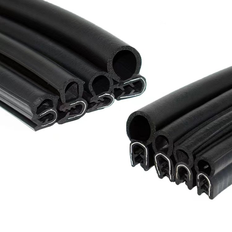Automotive rubber sponge steel core composite sealing strip